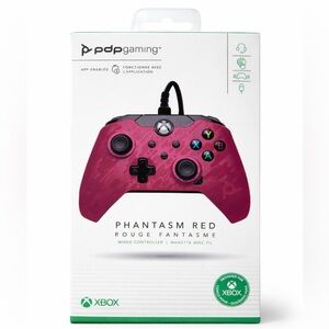 Phantasm Red Wired Controller for Xbox